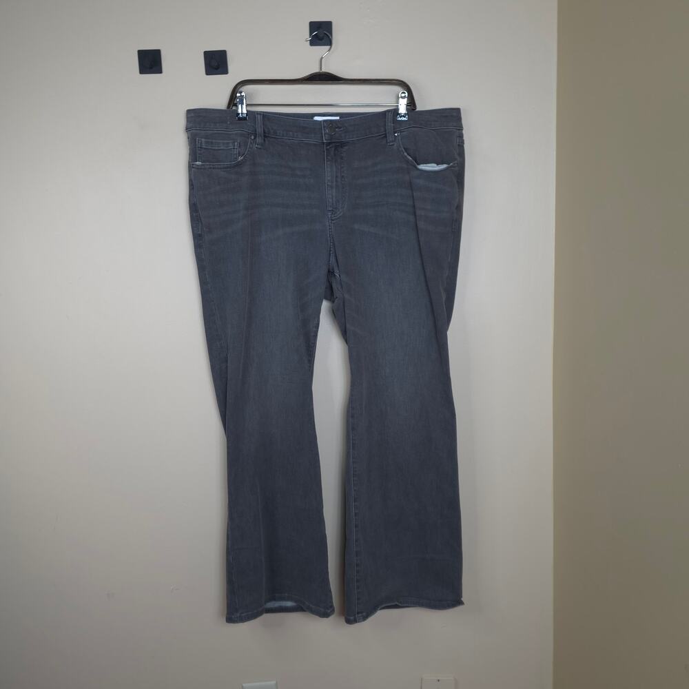 Lane Bryant Mid Rise Boot Flex Waistband in Gray Size 22